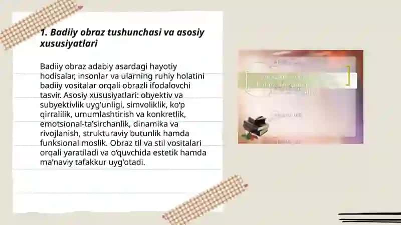 Badiiy obraz va obrazlilik 3