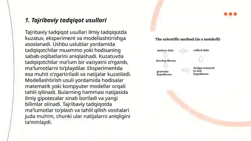 Tajribaviy tadqiqot usullari 3