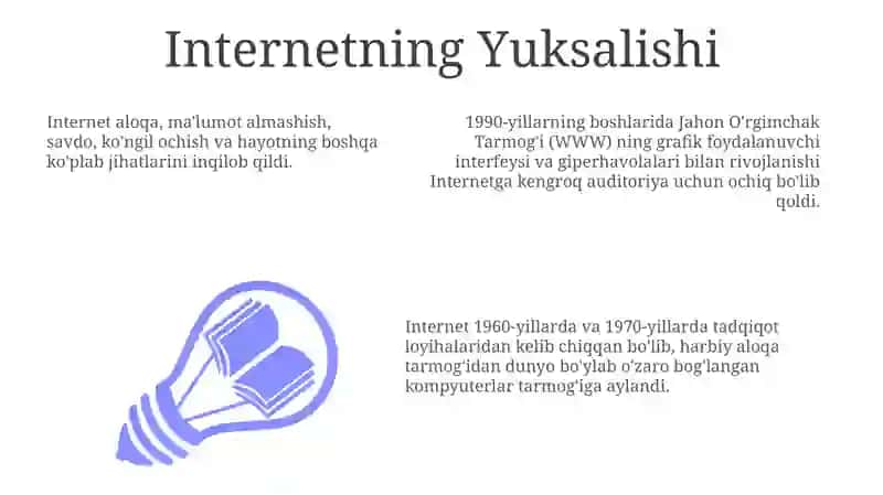 Internetning Yuksalishi 3