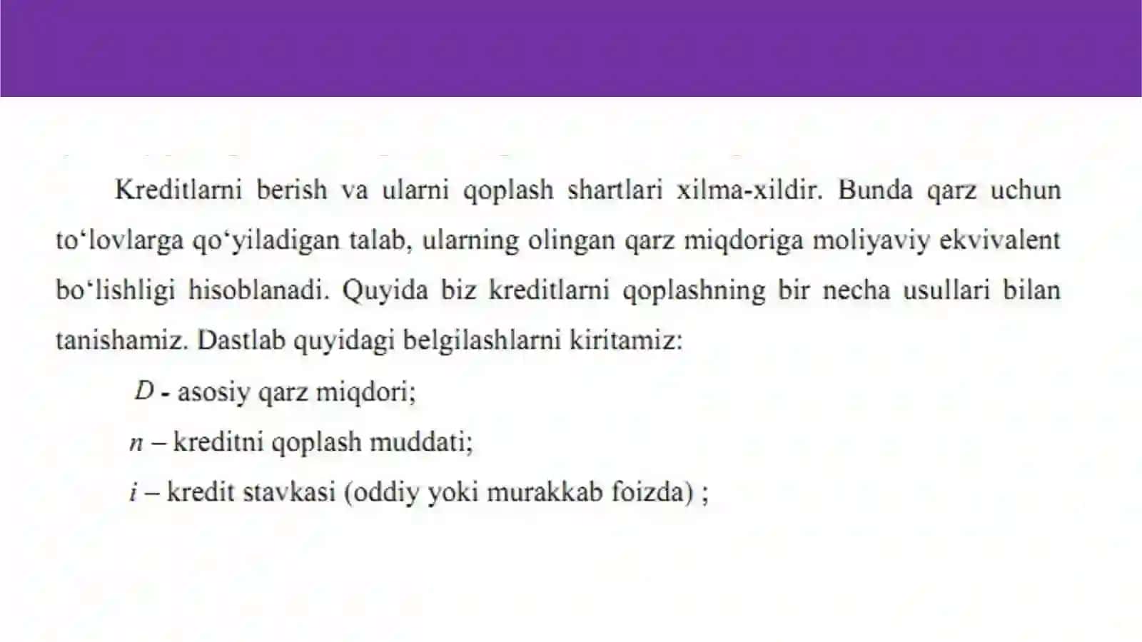 Krеdit hisоbi 3