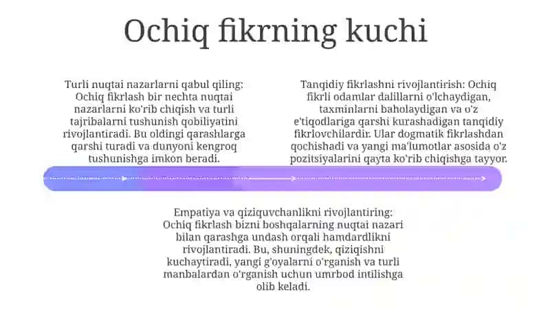 Egilivchanlikni Tarbiyalash 3
