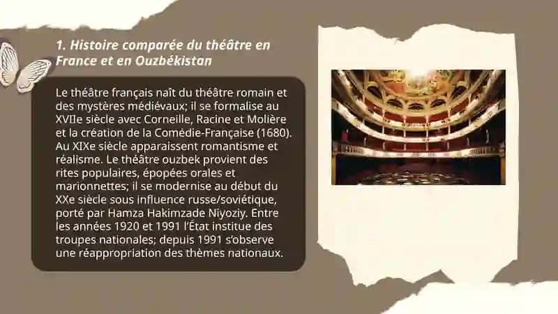 Le théâtre en France et en Ouzbékistan 3