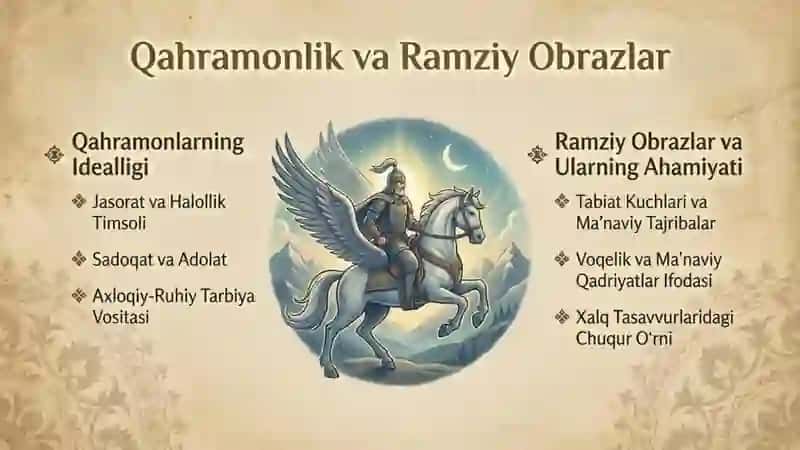 Dostonlar va afsonalar-bebaho qadriyatlar majmui sifatida 3