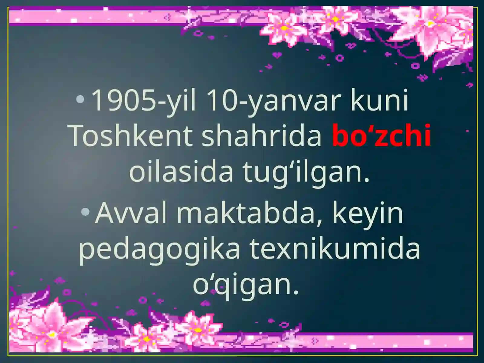 OYBEK (1905-1968) 3