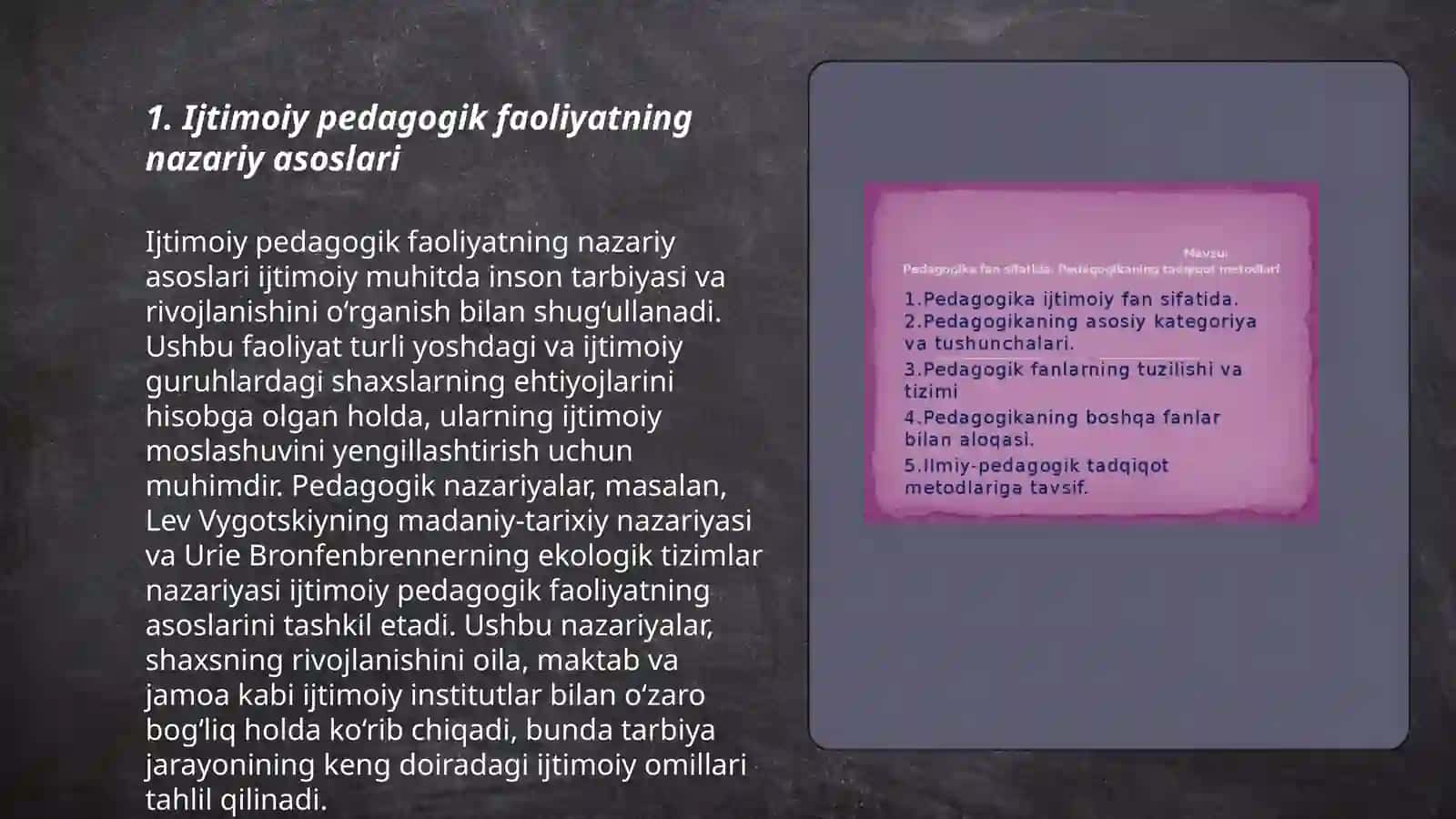 Ijtimoiy pedagogik faoliyatning asosiy yo'nalishlari 3