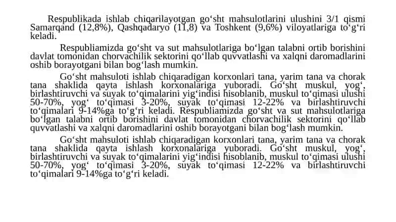 Go’shtni qayta ishlash 3