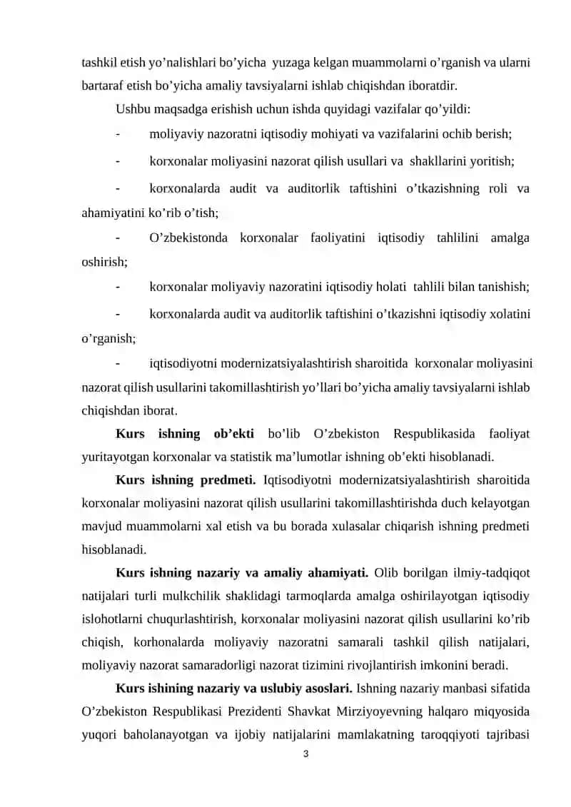 Kurs ishning dolzarbligi 3