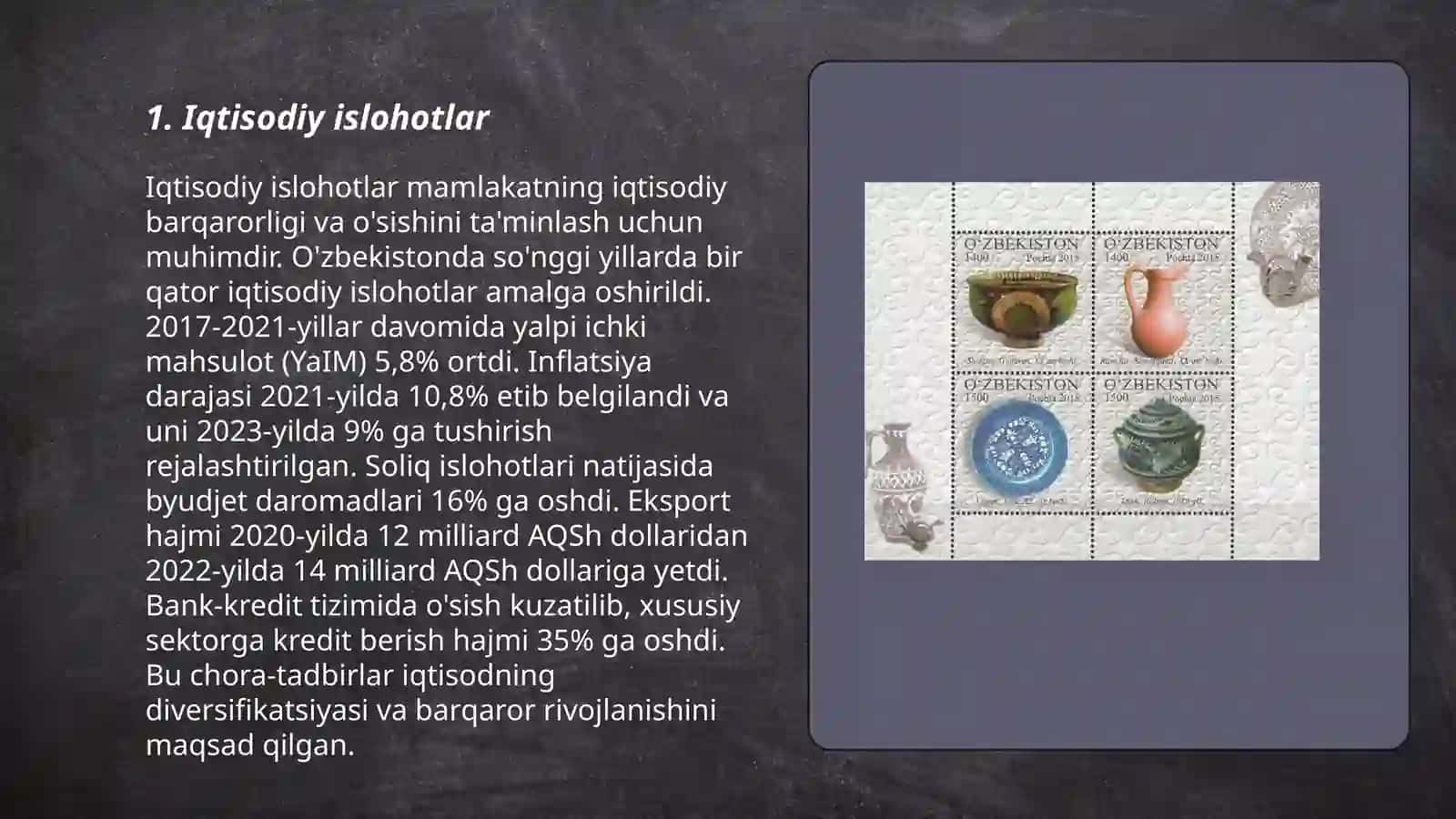 Iqtisodiy islohotlar 3
