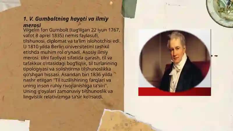 V.Gumbolt va umumiy tilshunoslik 3