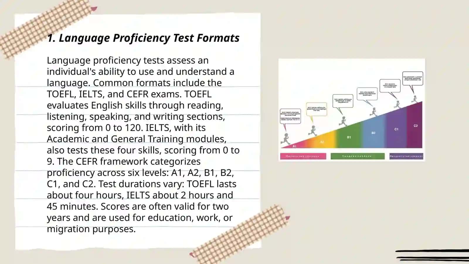 Language proficiency Tests 3