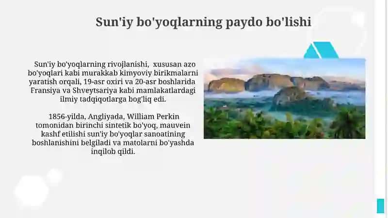Sun'iy bo'yoqlar 3