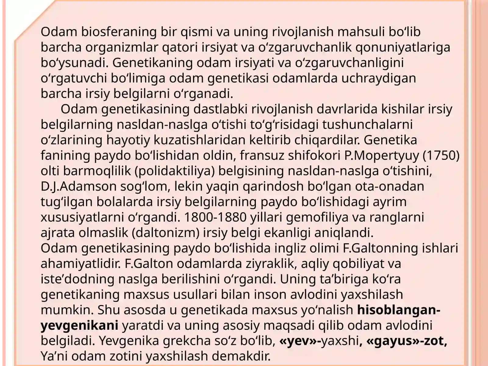 Odamlar genetikasi 3