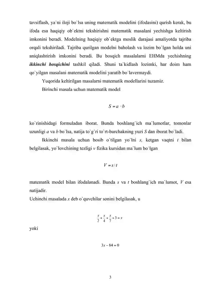 ALGORITM TUSHUNCHASI VA UNING XOSSALARI 3