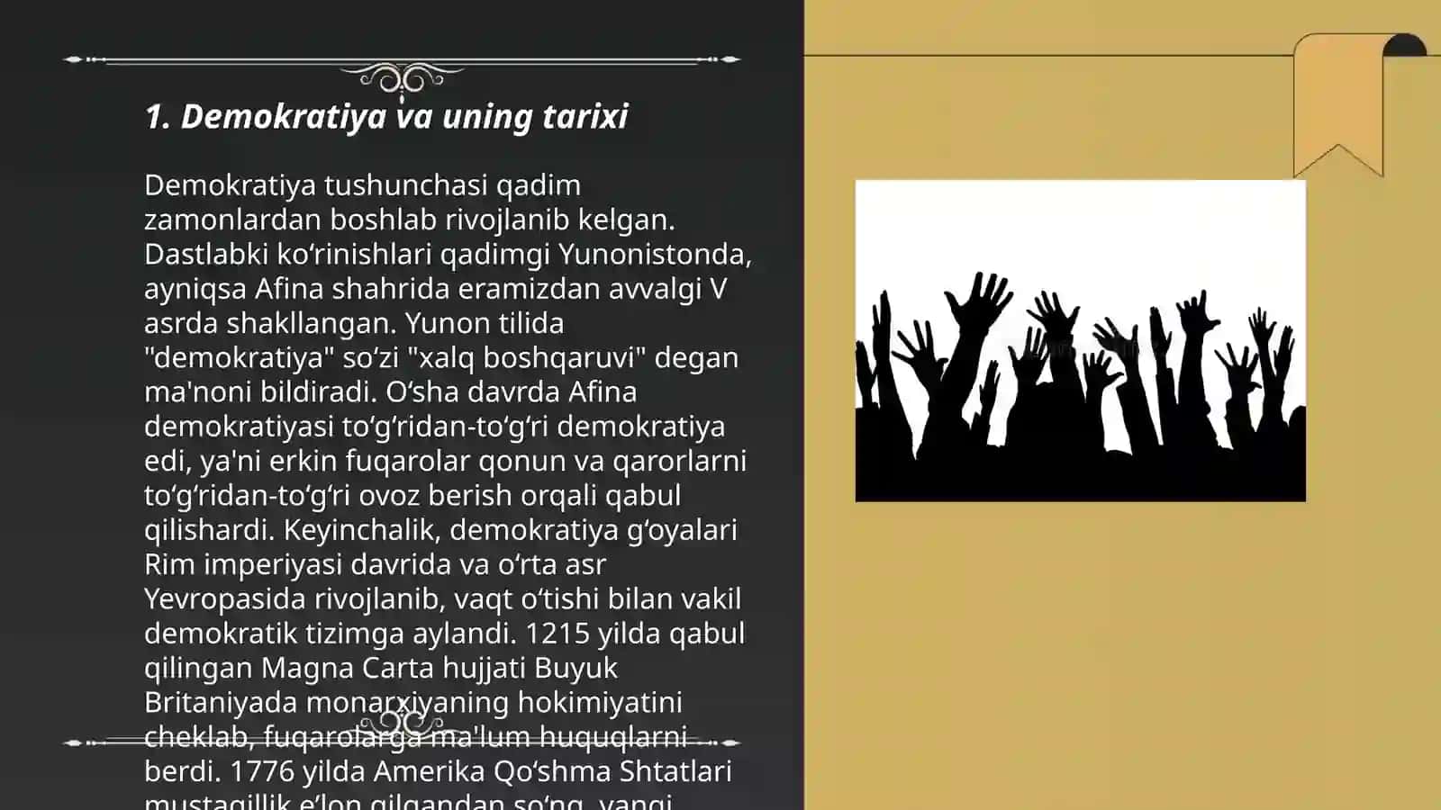 Demokratik tushuncha 3