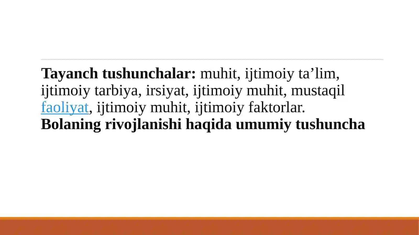 Bolaning sotsiumda rivojlanishi 3