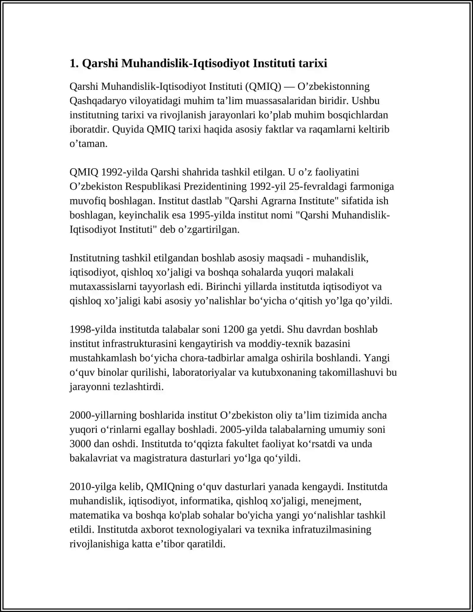 Qarshi Muhandislik-Iqtisodiyot Instituti 3