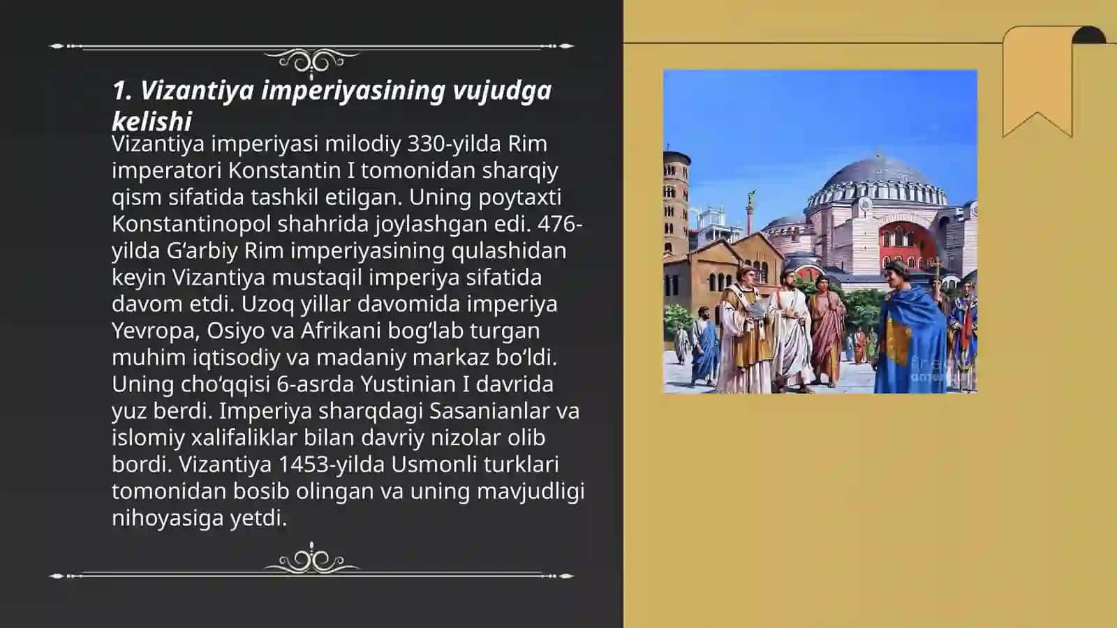 Vizantiya sivilizatsiyasi va uning ahamiyati 3