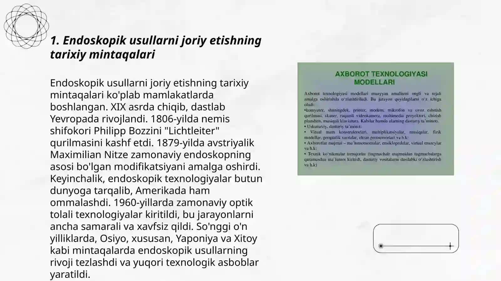 Tibbiyotda endoskopik usullarning qo‘llanishi 3