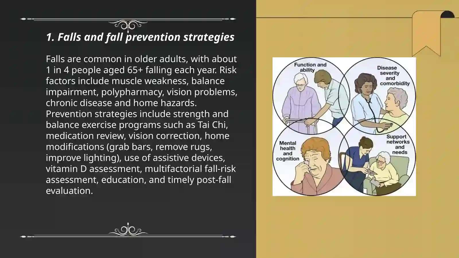 Investigate Common Geriatric Health Problems and Aids 3