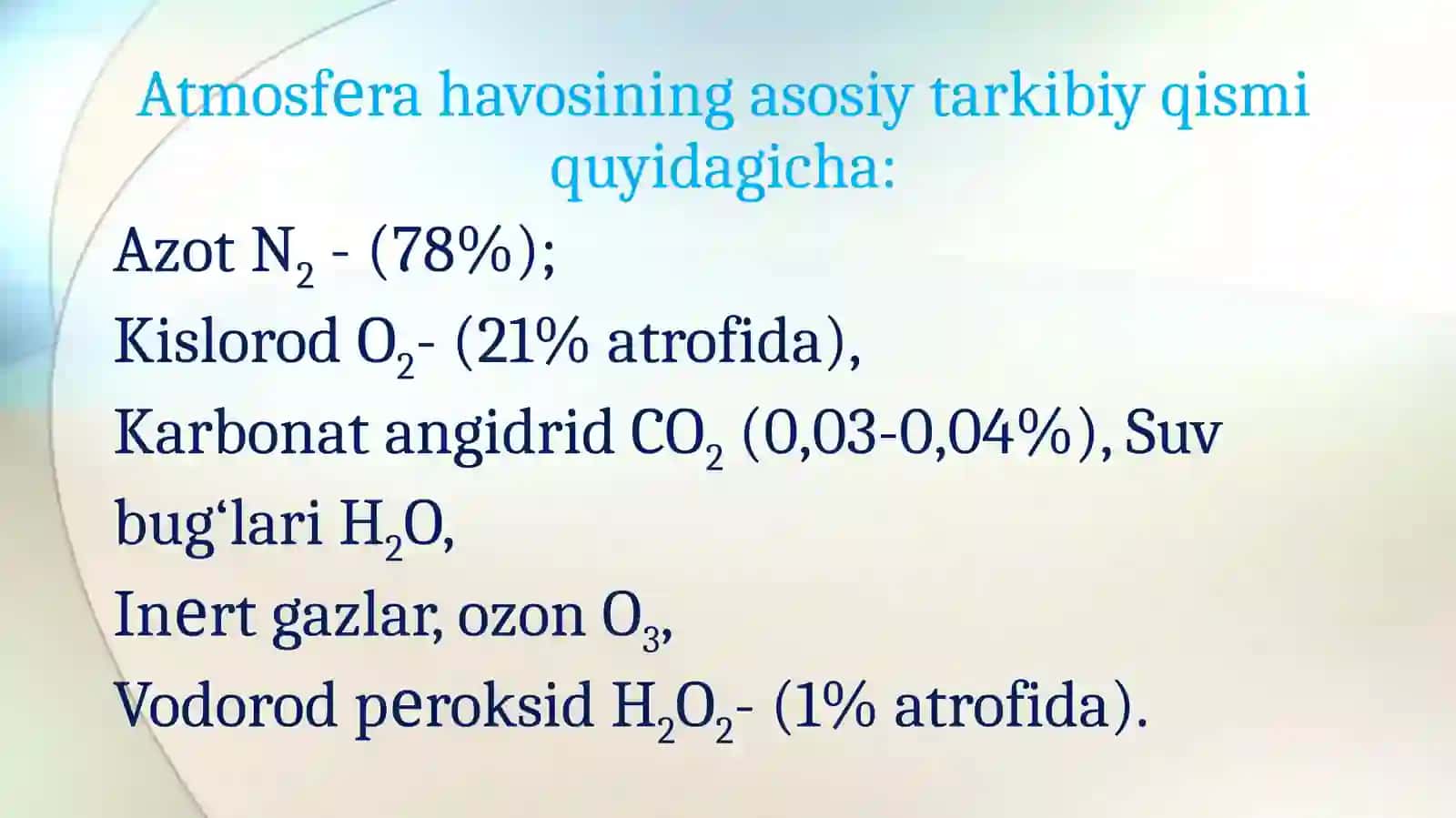 Havomuhitining gigiyenikahamiyati 3