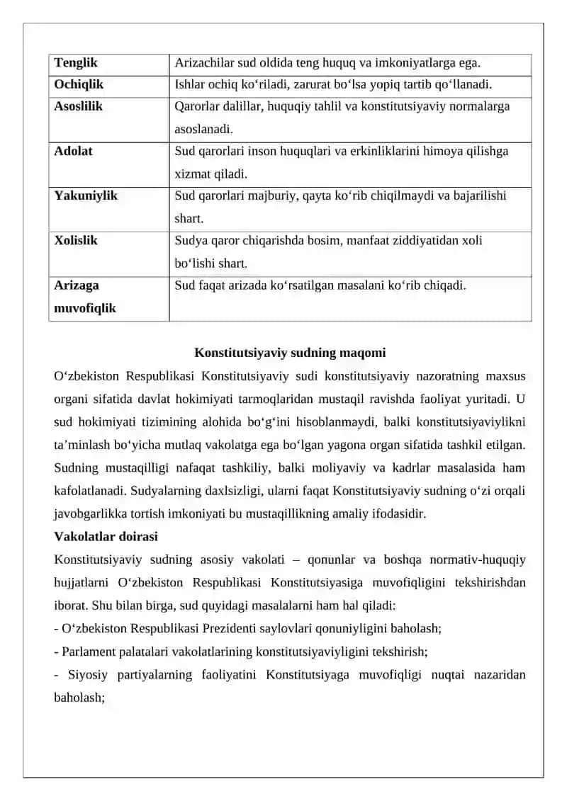 Konstitutsiyaviy sud ishlarini yuritishning asosiy prinsiplari 3