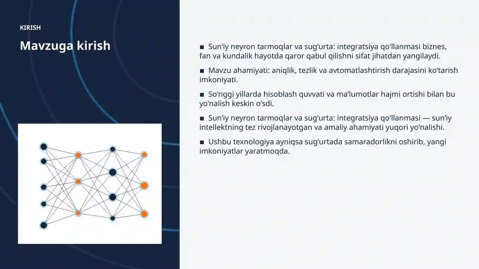 Sunʼiy neyron tarmoqlar va sugʻurta: integratsiya qo'llanmasi 3