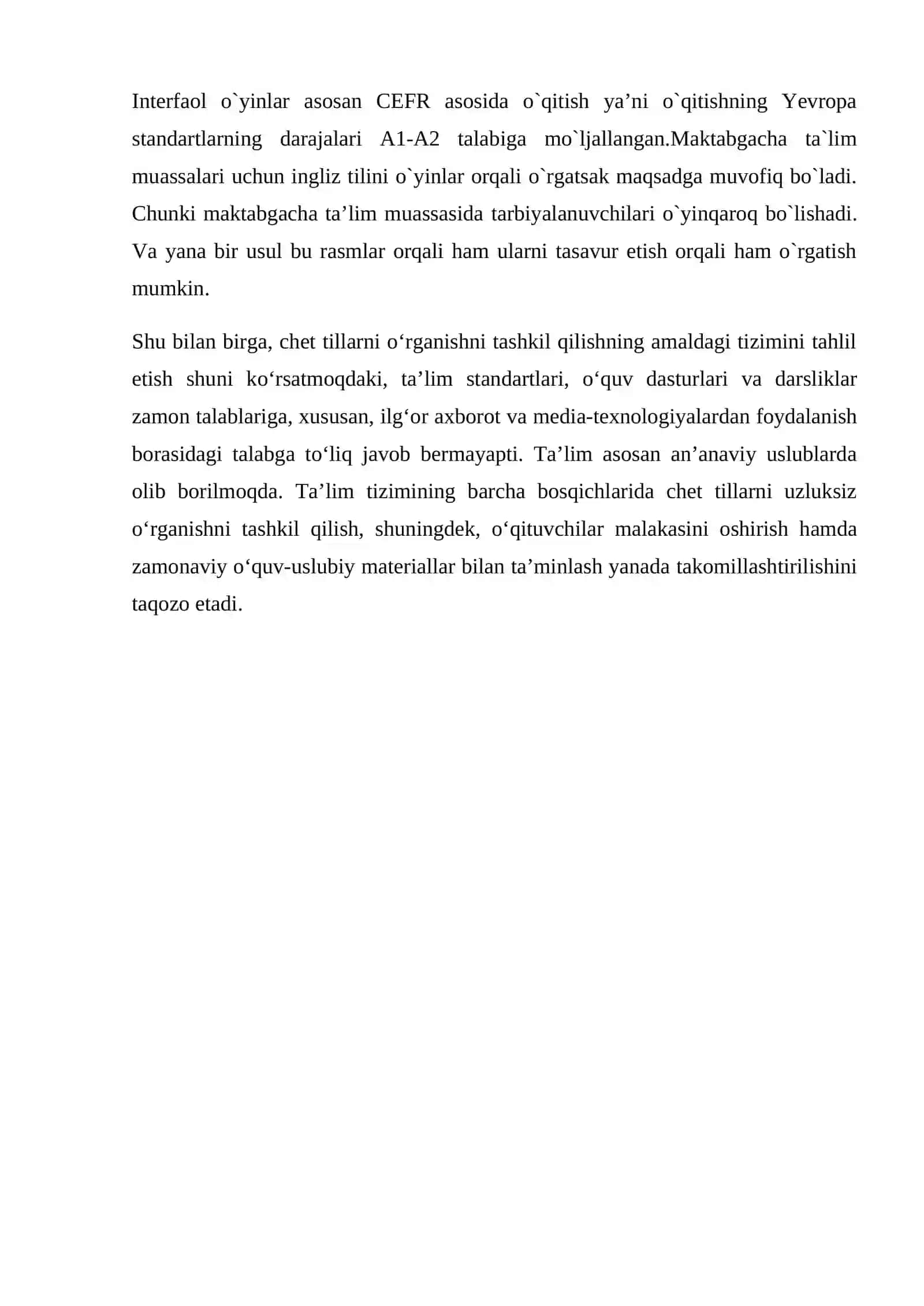 O`QUVCHI AQLIY FAOLIYATINI RIVOJLANTIRUVCHI DIDAKTIK O`YINLAR 3