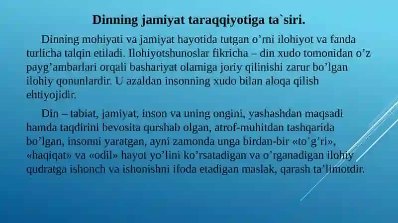 "Falsafa" fanidan taqdimoti 3