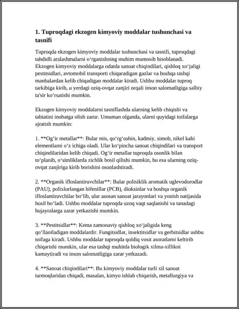 Tuproqdagi Ekzogen Kimyoviy Moddalar 3