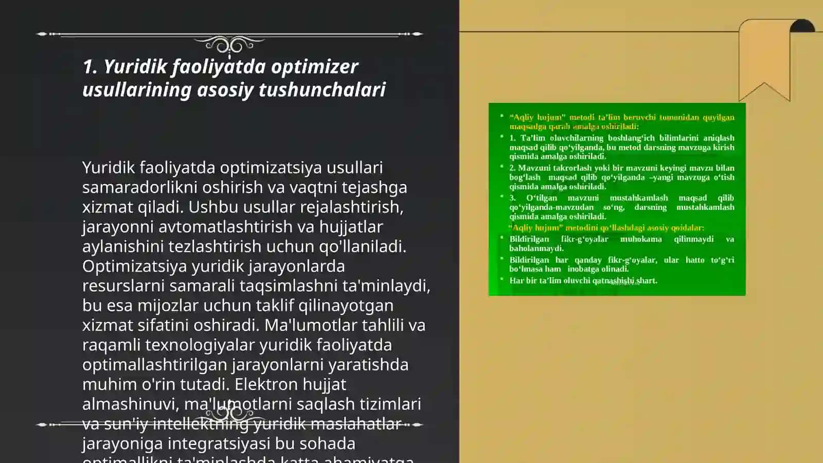 Yuridik faoliyatda applied boa optimizer usullarining qo'llanilishi 3
