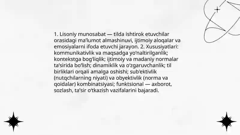 Lisoniy munosabat va ularning turlari 3