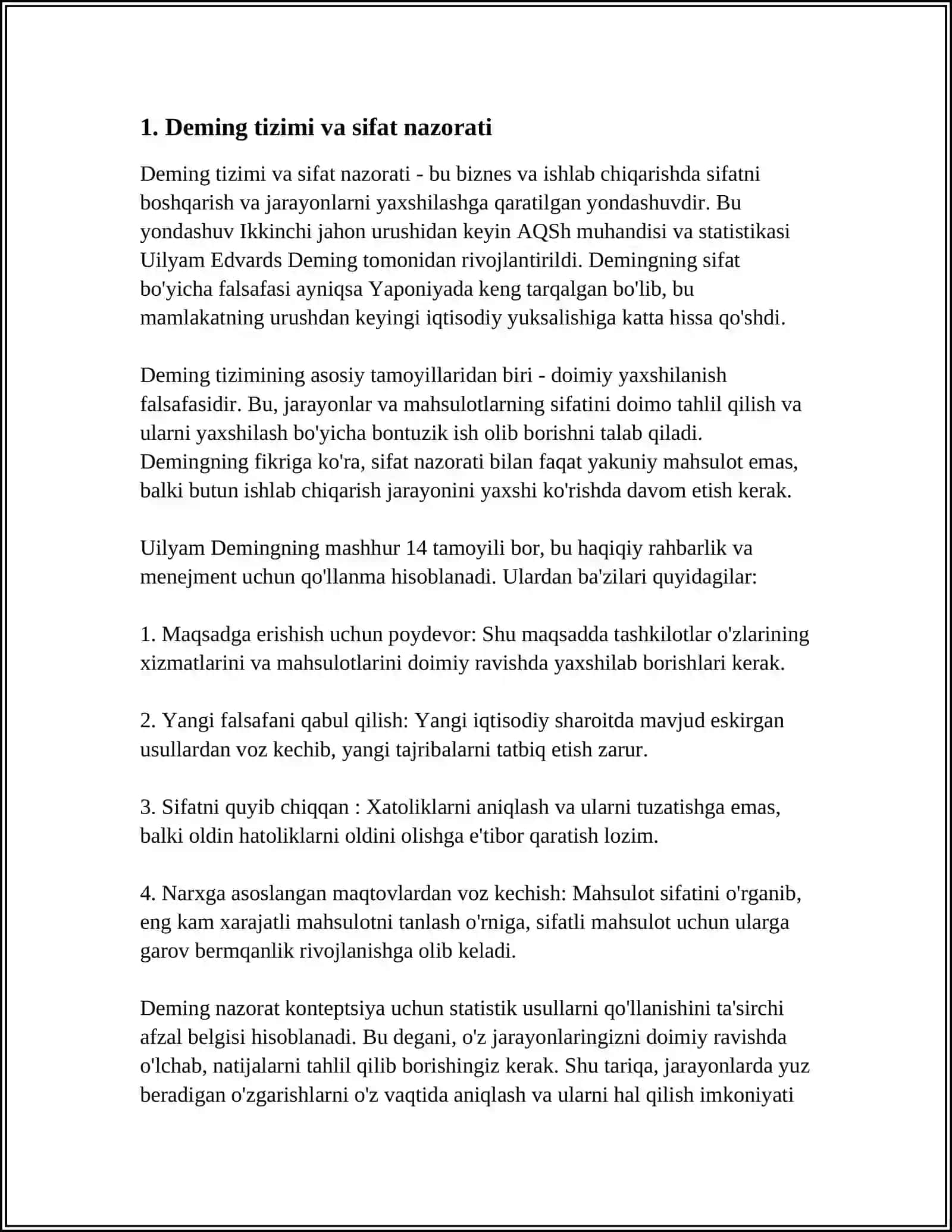 DEMING TIZIMI 3