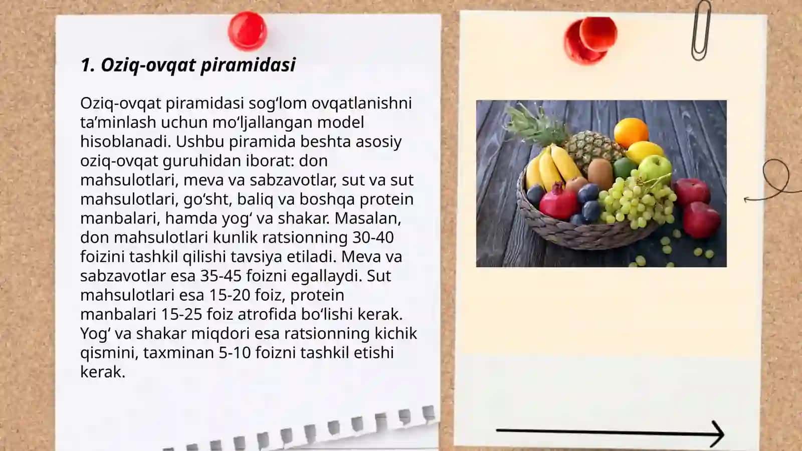 Oziq-ovqat piramidasi 3