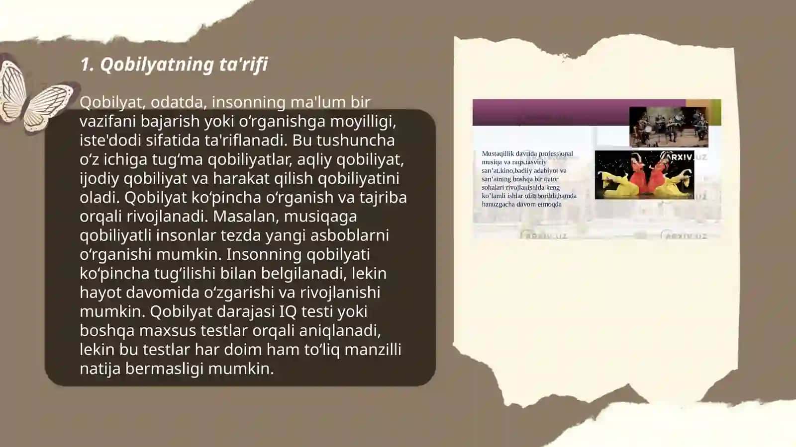 Qobilyat va uning rivojlanishi 3