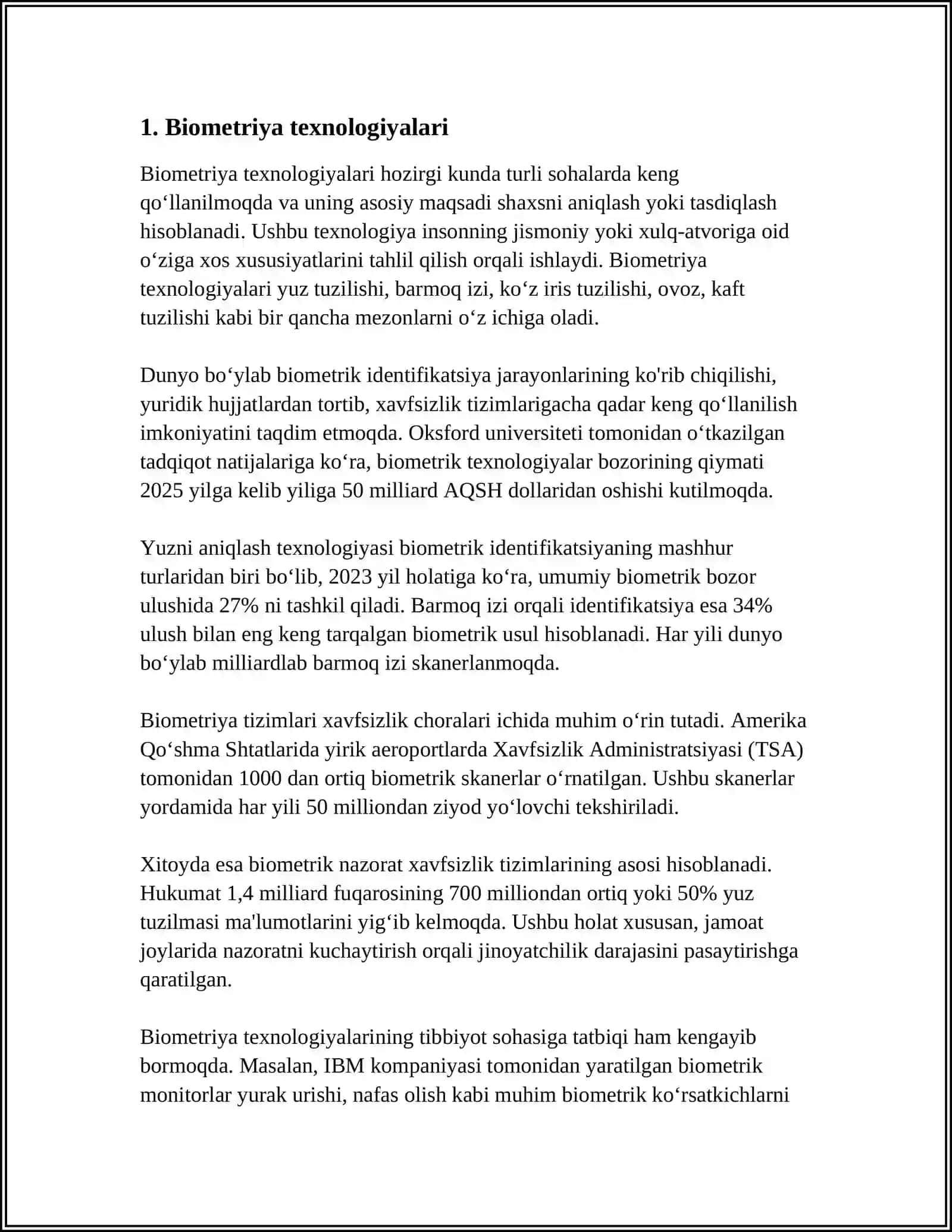 Biometriya texnologiyalari 3