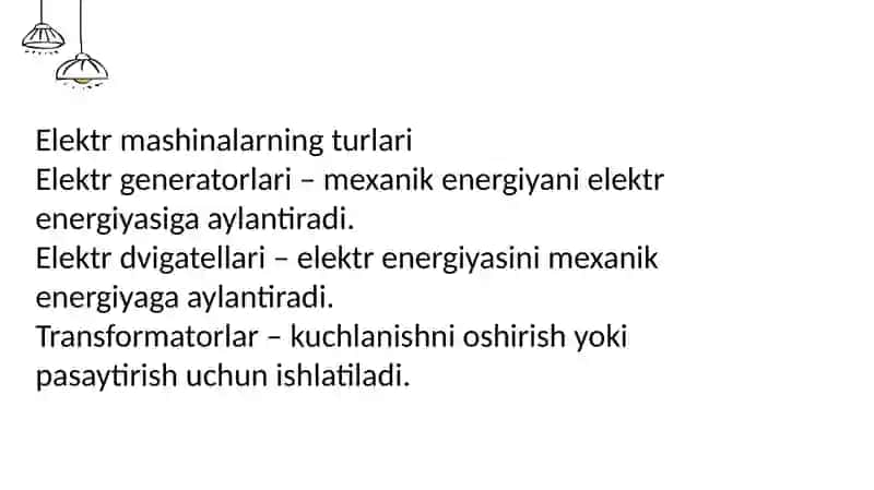Elektr mashinalar va ularni ishlash tamoyillari 3