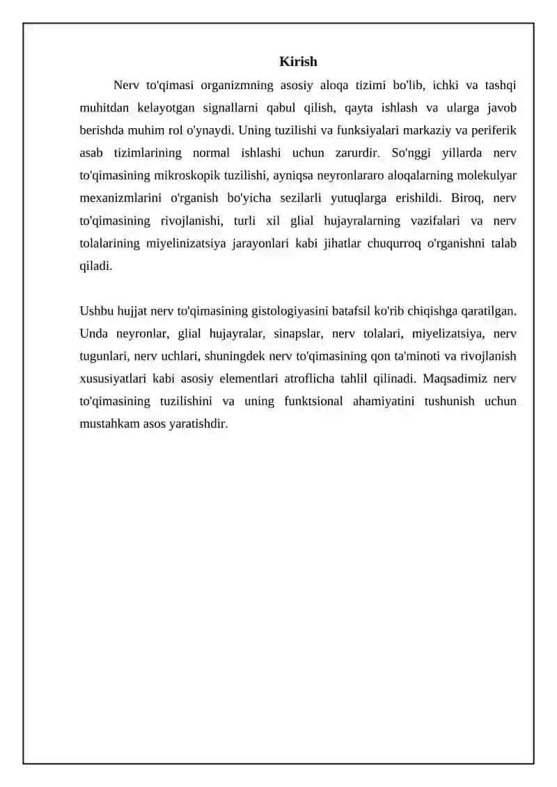 Nerv to'qimasi gistologiyasi 3