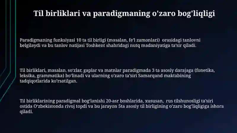 Til nutq munosabati 3