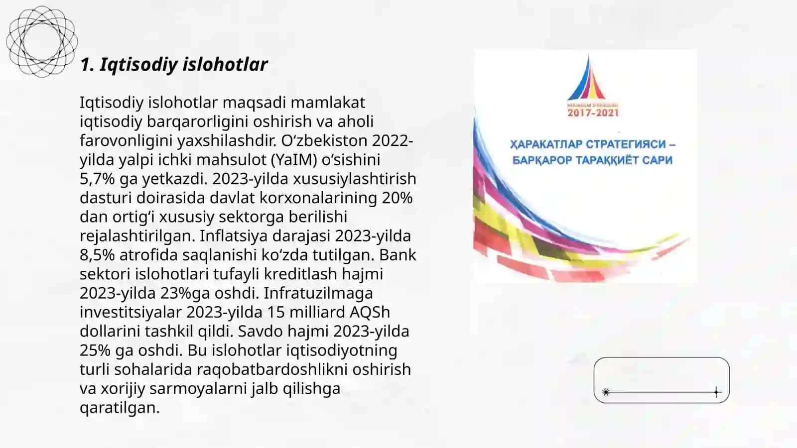 Iqtisodiy islohotlar 3
