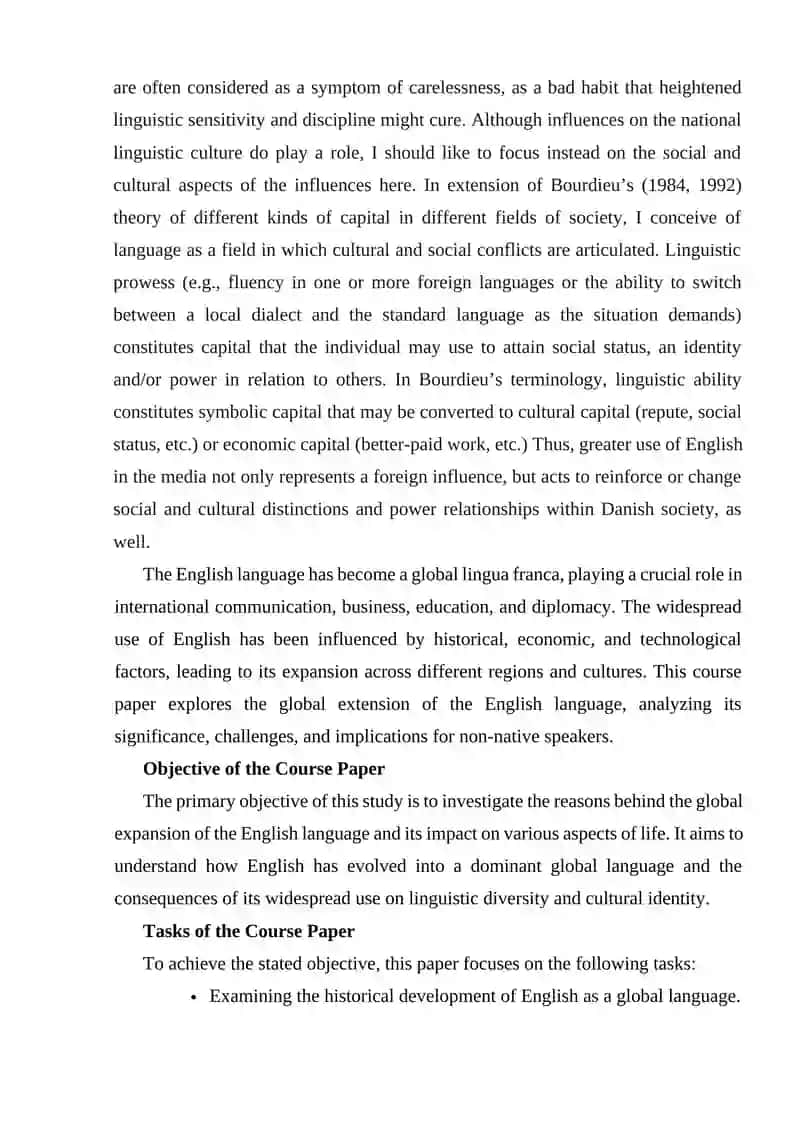 GLOBAL EXTENSION OF ENGLISH LANGUAGE 3
