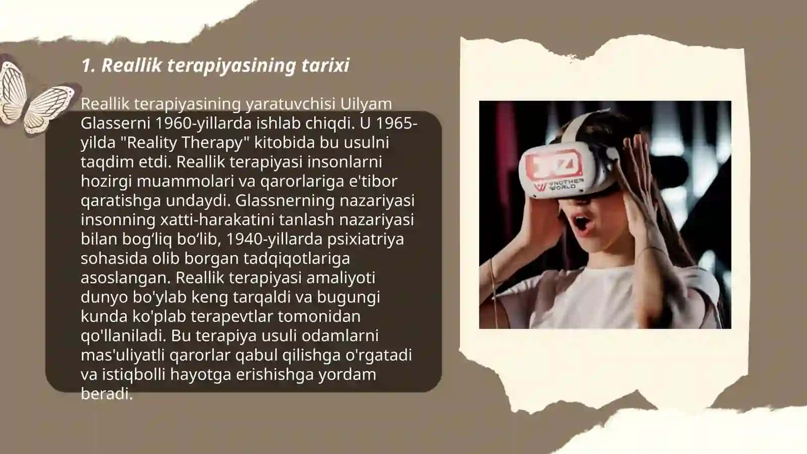 Reallik terapiyasi 3