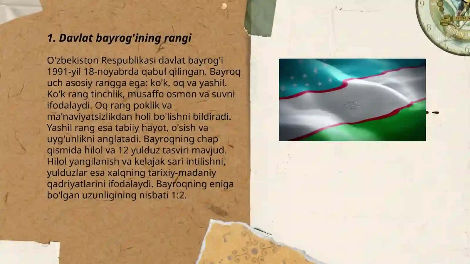 Oʻzbekiston respublikasi davlat bayrogʻi 3