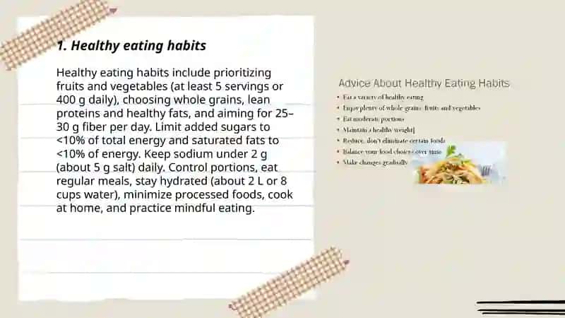 Food and Eating Habits 3