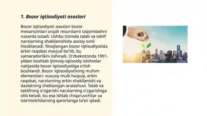 Bozor iqtisodiyoti asoslari 3