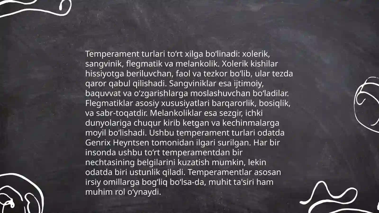 Shaxsning individual xususiyatlari 3