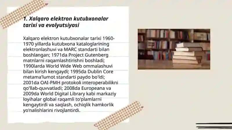Xalqaro elektron kutubxonalar va ularning rivojlanish tendensiyalari 3