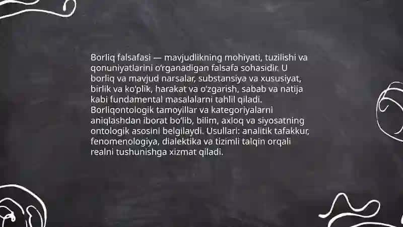 Borliq falsafasi 3