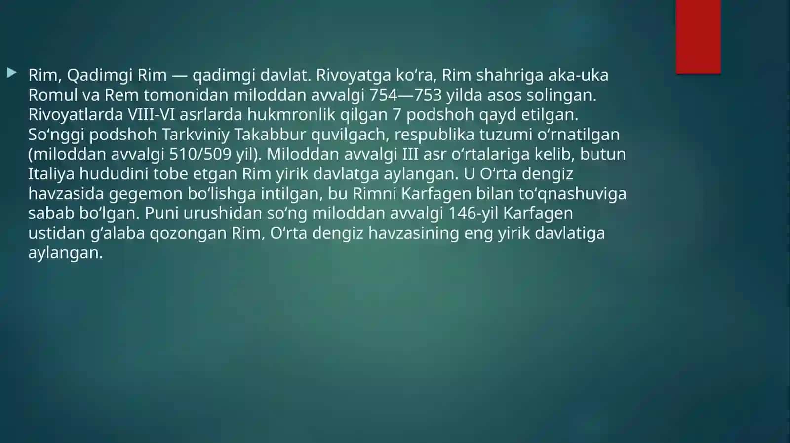 Qadimgi Rim afsona va rivoyatlari 3
