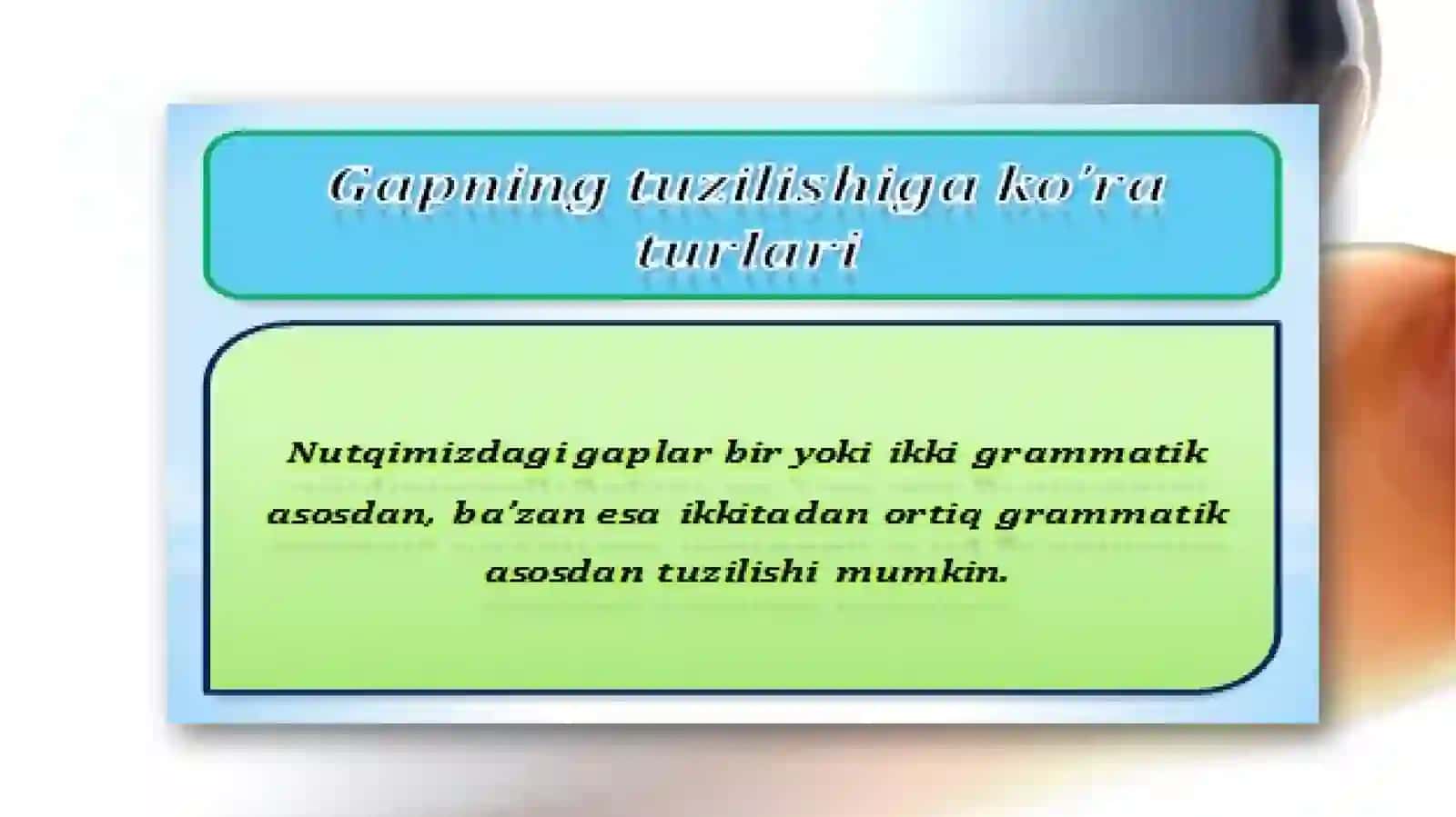 Gapning tuzilishiga ko'ra turlari 3