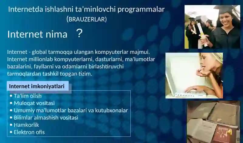 INTERNET TEXNALOGIYALARI 3